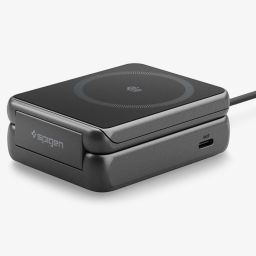 Spigen Essential MagSafe 2-in-1+C Wireless Charger Black