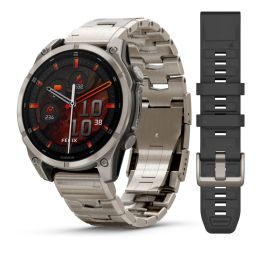 Garmin fenix 8 47mm AMOLED Sapphire Titanium with Vented titanium bracelet