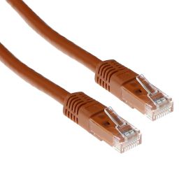 ACT CAT6 U-UTP Patch Cable 1m Brown