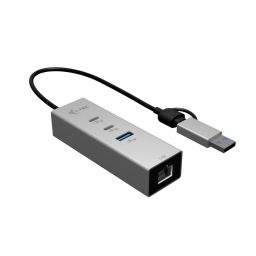 I-TEC USB-C/USB-A Metal HUB 3 (2x USB-C, 1x USB-A) Port + 2.5GLAN