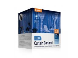 ColorWay LED garland curtain 3x3m 300LED blue color