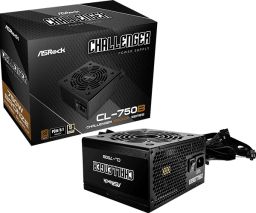 ASRock Challenger CL-750B 750W 80 PLUS BRONZE tápegység, fekete
