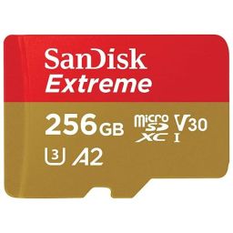 SanDisk, SD Kártya, 256GB, Extreme, 190Mb/s