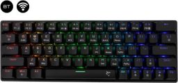 BILL White Shark Premium GK-003111B/R-US KAIKEN vezeték nélküli mechanikus gamer billentyűzet - fekete - US