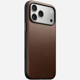 Nomad Modern Leather Case for iPhone 17 Pro Max Brown