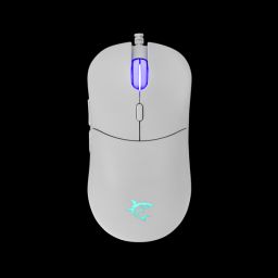 White Shark BAGDEMAGUS-W, GM-5010W gamer egér, 6D, fehér, 7200 dpi, RGB