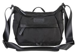 Vanguard VEO GO 21M BK Shoulder Bag – Compact Camera Storage, Quick Top Access, Mini Tablet Compatible Black