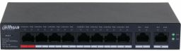 Dahua PoE switch - CS4010-8GT-110 (Cloud menedzsment; 8x 1Gbps PoE + 2x 1Gbps port, 110W)