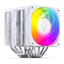 Processzor hűtő Jonsbo CR-3000E ARGB  Dual torony, 2x120mm venti, Fehér