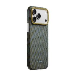 Pitaka Edge Case Breath of Veins for iPhone 17 Pro Dive Green