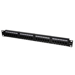 Logilink Cat.5e Patch Panel 24 ports unshielded 19 inch rack mount Black