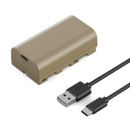 K&F Concept K&F Concep NP-F550 akkumulátor 3500mAh, USB-C csatlakozóval
