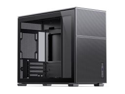 Jonsbo D31 MESH mATX, Edzett üveg Fekete
