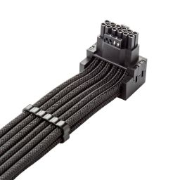 Adapterkábel Cablemod C-Series Pro  - A Verzió, 90°, 16 pin - 3x8 pin PCIe, Fekete