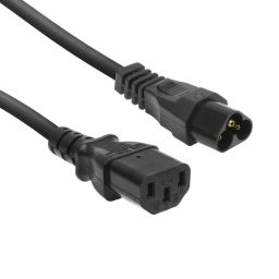 ACT Powercord C6 - C13 0,2m Black