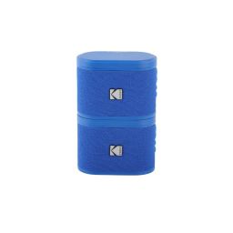 Kodak BRIXBL2 Soundbrix Mini Bluetooth Coloured Portable Two Speakers Blue