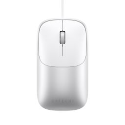Satechi Slim LX Wired Mouse - Silver