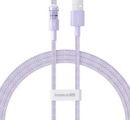 Baseus Gem USB to IP lightning 2.4A fast charging cable 1m Purple
