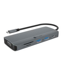 Raidsonic IcyBox IB-DK4040A-CPD USB-C Docking Station Grey