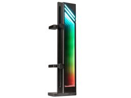 Számítógépház kiegészítő Kolink Core Pro alumínium Infinity Mirror GPU tartó – fekete