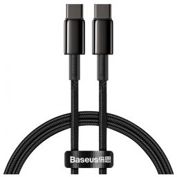 Baseus Tungsten Gold USB-C - USB-C Cable 2m Black