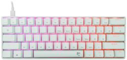 BILL White Shark GK-004211W/R-US SHINOBI-2 vezetékes mechanikus gamer billentyűzet - fehér - US