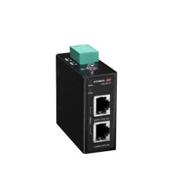 Edimax IGP-201IT Industrial IEEE 802.3at 2.5 Gigabit PoE+ DIN-Rail Injector
