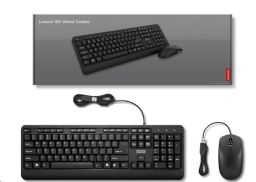 Lenovo 160 Wired USB Keyboard Black US