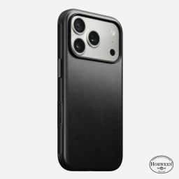 Nomad Modern Leather Case for iPhone 17 Pro Black Horween