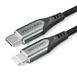 Vention USB 2.0 C to Lightning Cable Aluminum Alloy Type 2m Black
