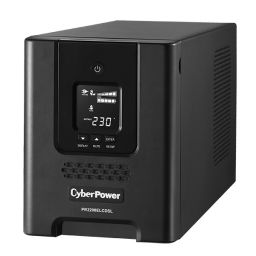 CyberPower PR2200ELCDSL szünetmentes tápegység (UPS) Vonal interaktív 2,2 kVA 1980 W 9 AC kimenet(ek)