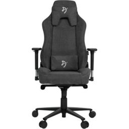 Arozzi Vernazza Soft Fabric Gamin Chair Dark Grey