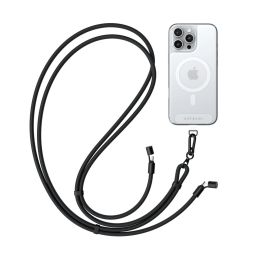 Satechi OntheGo Crossbody Lanyard Cable 1,5m Black