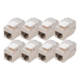 Digitus CAT 6A Keystone Jack, shielded,Re-embedded 8pc