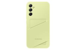 Samsung A34 Card Slot Case Lime