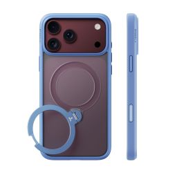 Torras Ostand Q3 Spin case for iPhone 18 Pro Max Horizon Blue