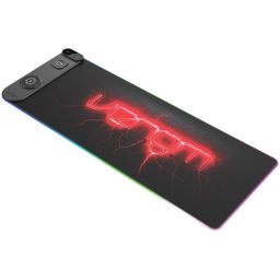 Venom Pro Charger LED Gaming Surface Egérpad Black