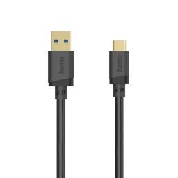 Hama USB-A to USB-C USB3.2 Gen 1 Cable 0,75m Black