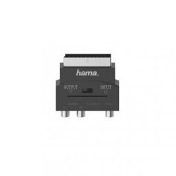 Hama Fic AV SCART-3RCA-SVHS out/in Black