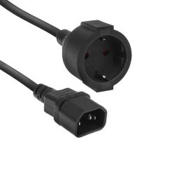 ACT AK5250 Powercord C14 IEC - CEE 0,2m Black