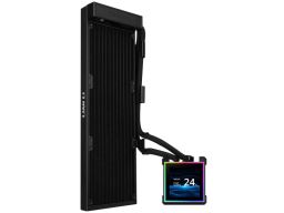Processzorhűtő Lian Li HYDROSHIFT II LCD-S 360N AiO - Fekete (Ventilátor nélkül)