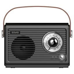 Savio RS-01 Portable radio Black
