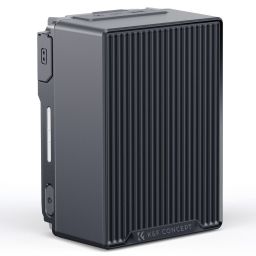 K&F Concept V-Mount akkumulátor, 99Wh, 14.8V, 6700mAH, 100W, BP, dual D-TAP, szürke