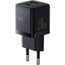 Baseus Palm USB-A/C Adapter 20W Black