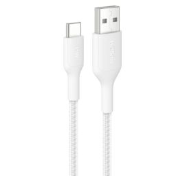Belkin Braided USB-A to USB-C Cable 15W 2m White