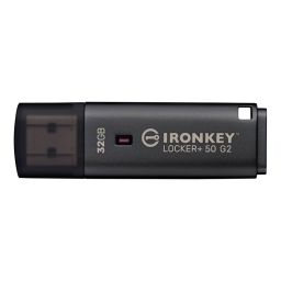 Kingston 32GB Ironkey Locker+ 50 G2 USB3.2 Black