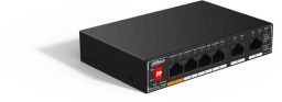Dahua SG1006P 4x1 Gbps PoE + 2x1 Gbps uplink, 60W, nem menedzselhető PoE Switch