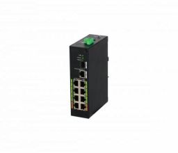 Dahua PoE switch - LR2110-8ET-120 (8x 100Mbps; 8 port ePoe;  1x SFP, 120W)
