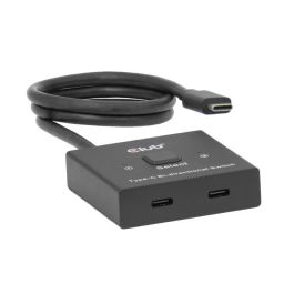 Club3D USB-C Bi-Directional Video + Data + PD Switch