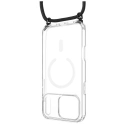 FIXED Nyakbaakasztható MagPure tok Apple iPhone 17 Pro Max telefonhoz, fekete